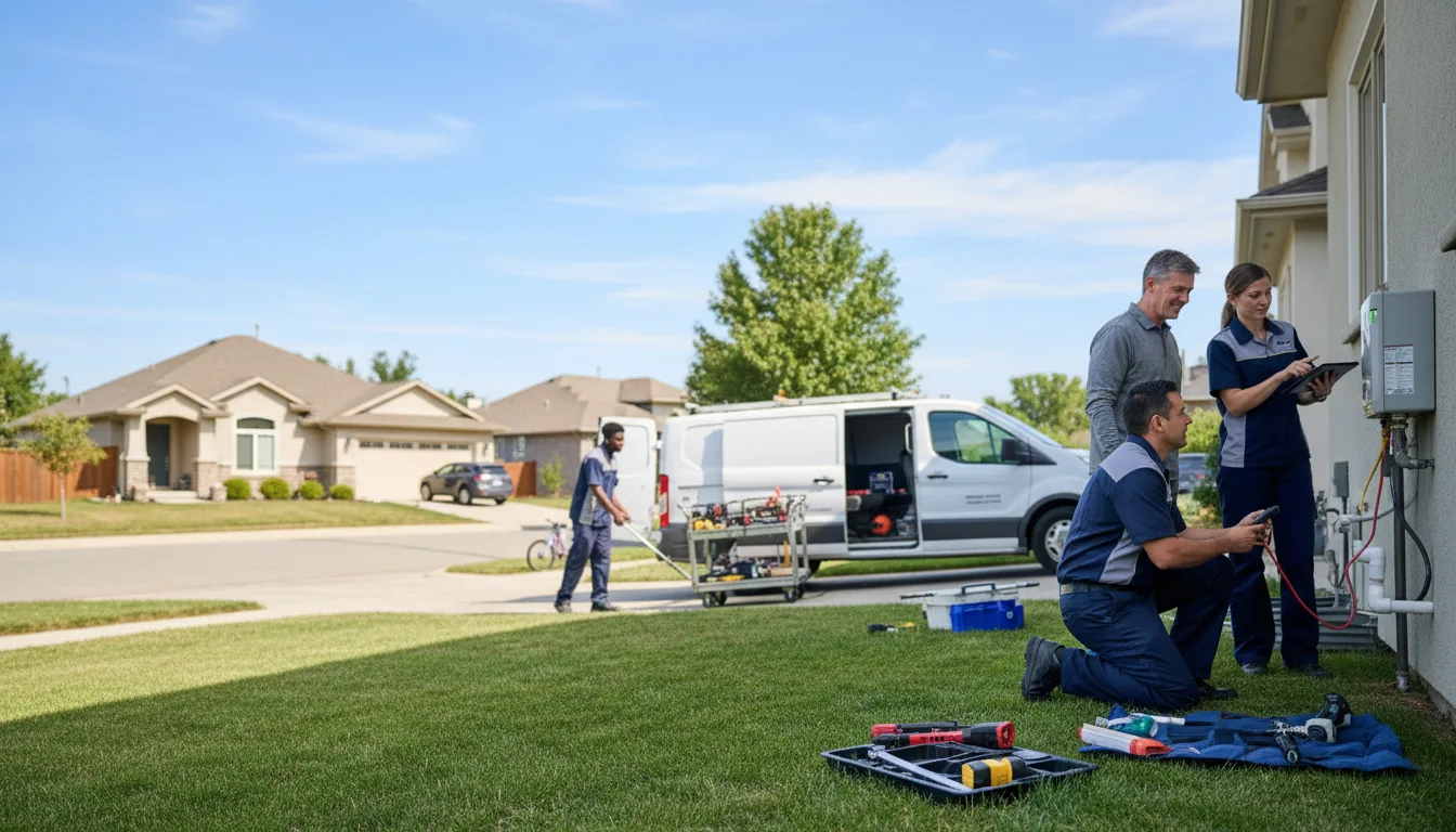 Tankless water heater service in Oakley, KS